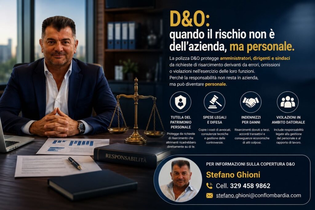 D&O: quando il rischio non è dell’azienda, ma personale